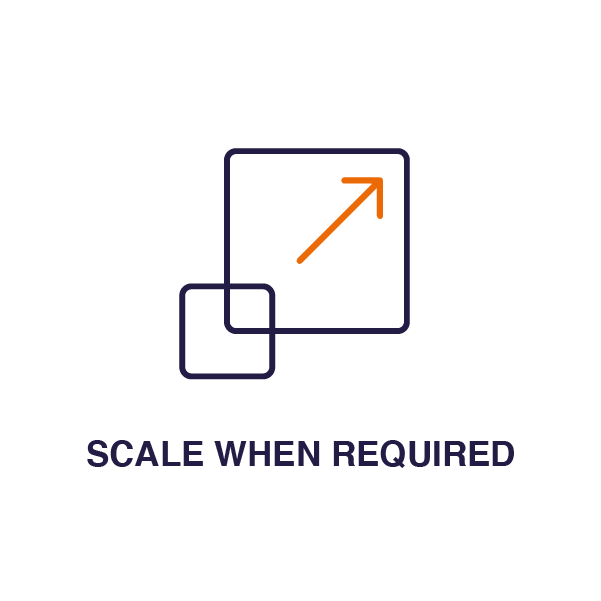 Scale when required